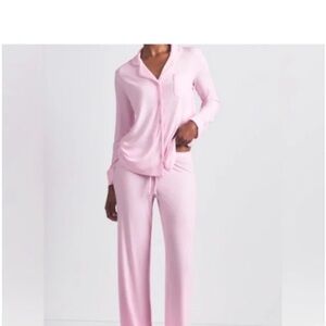 SKIMS cherry blossom Pink Pajama Set